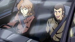 Fujiko Mine and Lupin III as disguises in Movie 11.