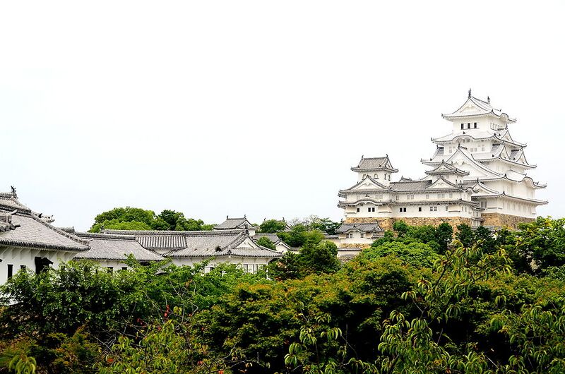 File:Himeji Castle from distance.jpg